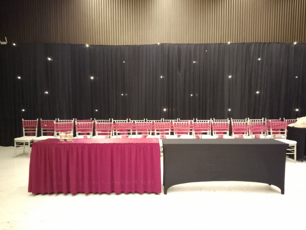 Sewa Tirai Hitam Starlight Jakarta