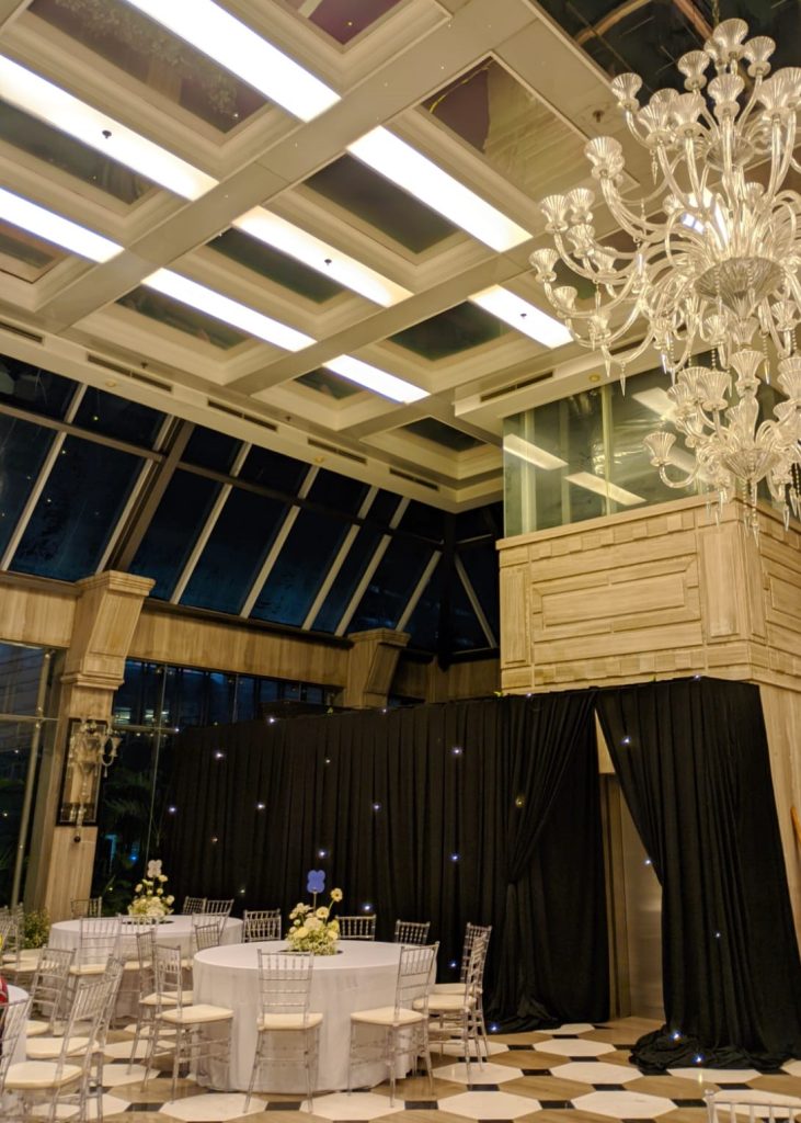 Sewa Tirai Hitam Starlight Jakarta