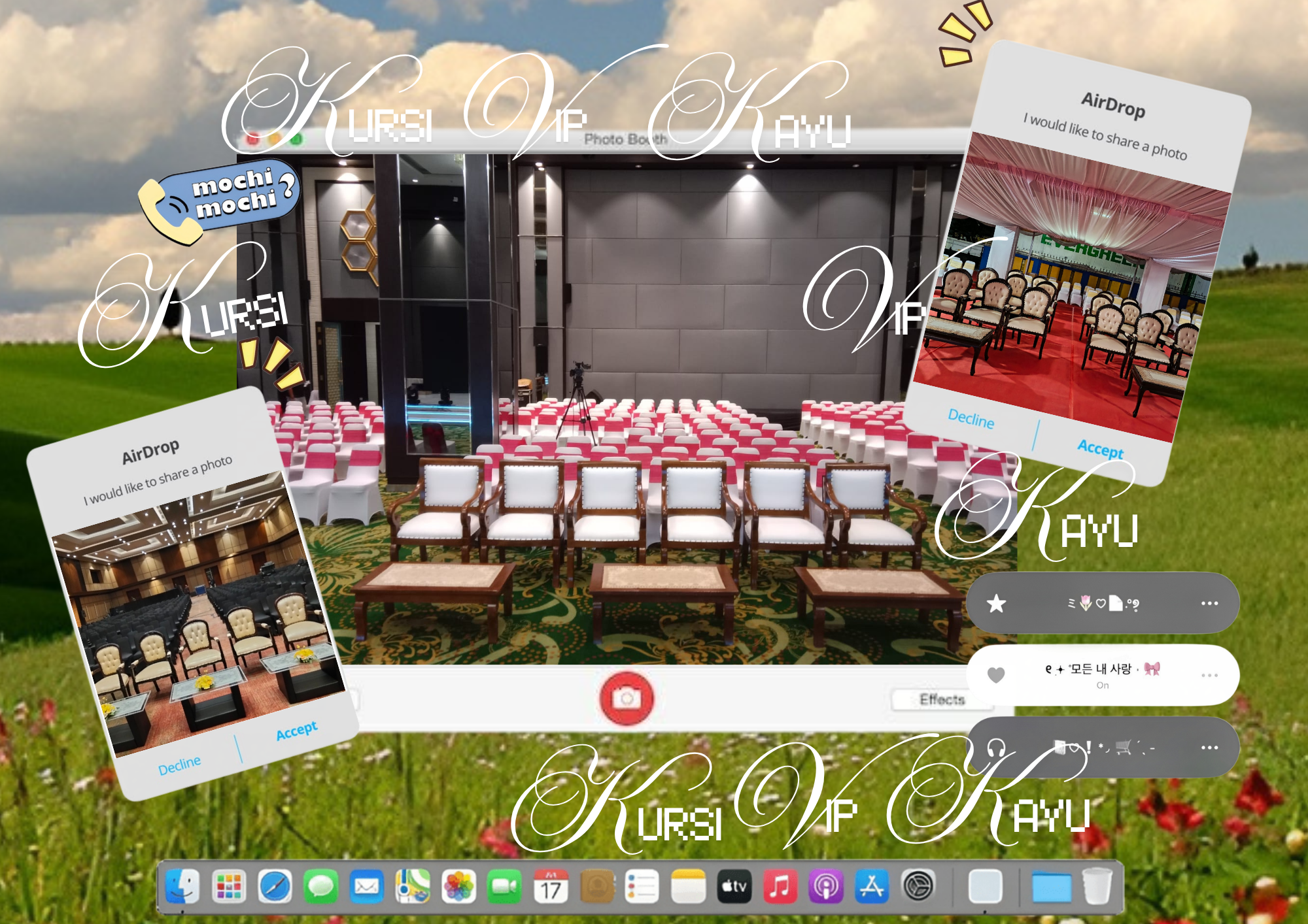 Sewa Kursi VIP Kayu Event Jakarta